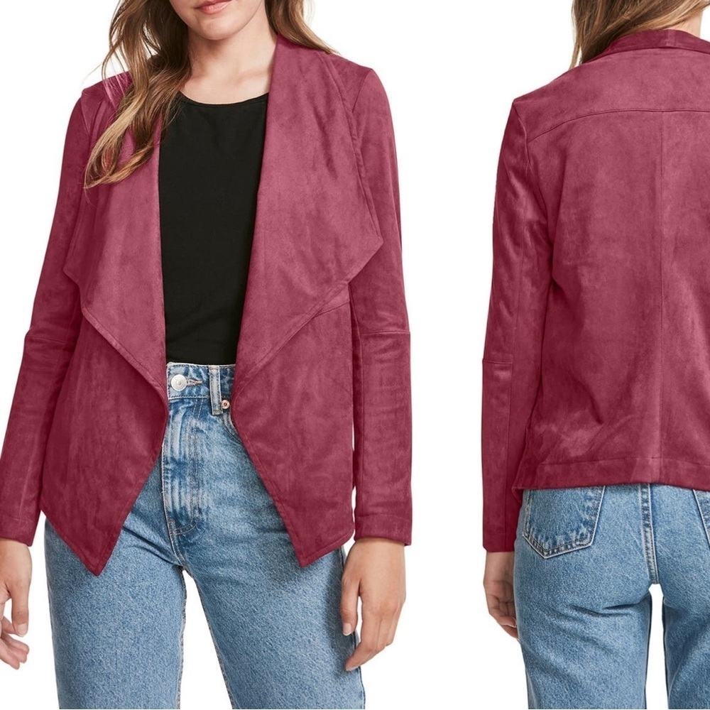 BB Dakota by Steve Madden wade faux suede jacket/M